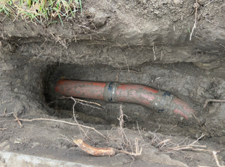 sewer line repair story 4