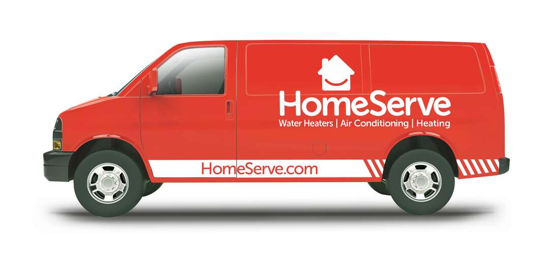 Red HomeServe Van